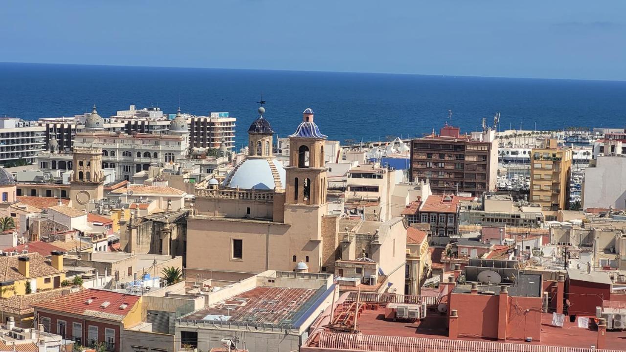 Corazon De Alicante Con Vistas Al Mar Y Al Castillo Εξωτερικό φωτογραφία